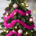 thumbnail image 1 of Dalrosia 3PCS Christmas Garland for Xmas Tree Decorations Christmas Tree Hanging Garland Faux Feather Decorations for Birthday Holiday Indoor and Outdoor Party Supplies, 1 of 6