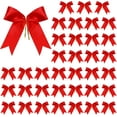 thumbnail image 1 of Dalrosia 50PCS Christmas Bow Ribbon Bow for Christmas Tree, Christmas Wreath, Present Decoration, 1 of 7