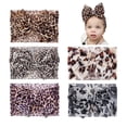 thumbnail image 1 of Dalrosia 5PCS Baby Girls Soft Wide Leopard Hair Turban Head Wraps Kids Stretchy Knotted Bows Headband for Children Hair Accessories Infant Headwraps, 1 of 5
