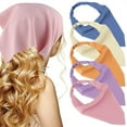 thumbnail image 1 of Dalrosia 5PCS Floral Elastic Hair Bandanas Scarf Headband Chiffon Head Kerchief Floral Printed Turban Boho Headbands Hair Bandanas for Women Girls Hair Accessories, 1 of 4