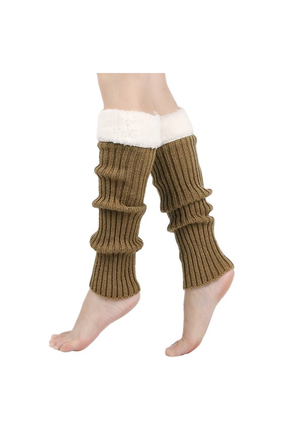 80s Women Neon Leg Warmers Knit Ribbed Leg Warmer for Party Accessories