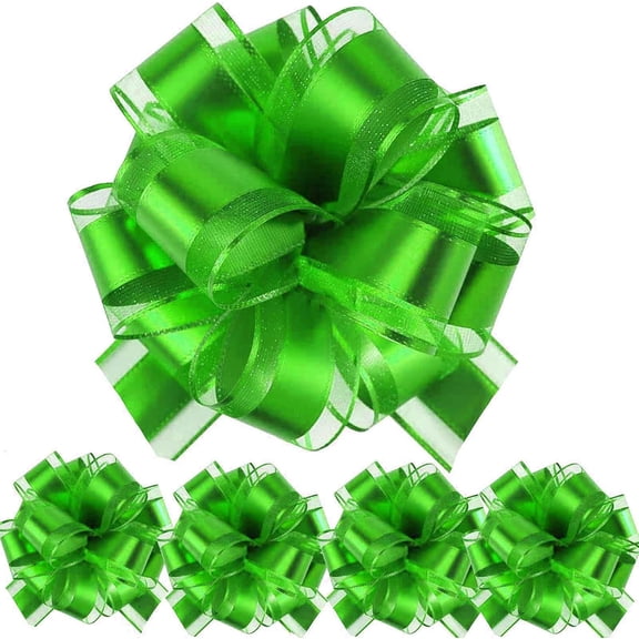 Dalrosia 8PCS Large Pull Bows, 6 inches Bow for Gift Wrapping, Basket Decoration, Party, Birthday Gift, Wedding Ribbon Bow, Valentine's Day Gift Decoratio