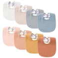thumbnail image 1 of Dalrosia 8PCS Muslin Baby Bibs for Boys & Girls, Soft Cotton Absorbent Bandana Drool Bibs for Drooling & Teething, 1 of 4