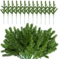 thumbnail image 1 of Dalrosia Artificial Pine Needles Branches Garland-6.7x2.0 Inch Green Plants Pine Needles,Fake Greenery Pine Picks for DIY Garland Wreath Christmas Embellishing and Home Garden Decoration, 1 of 5
