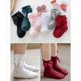thumbnail image 1 of Dalrosia Baby Girls' Socks Toddler Ankle Socks Breathable Casual Sock, 1 of 5