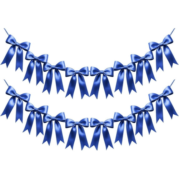 Dalrosia Bow Garlands Banner Decoration,Pre-Strung Satin Ribbon Ornaments for Birthday,Bachelorette Party,Bridal Shower,Wedding,Engagement,Baby Shower, Graduation Decor,Anniversary