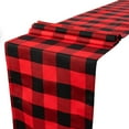 thumbnail image 1 of Dalrosia Buffalo Check Table Runner Cotton Red and Black Plaid Classic Stylish Design for Family Dinner Christmas Holiday Birthday Party Table Home Decoration, 1 of 6