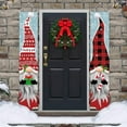 thumbnail image 1 of Dalrosia Christmas Decorations Porch Sign Banner, 2PCS Merry Christmas Door Decorations Hanging Banner Christmas Indoor Outdoor Welcome Front Door Banner for Christmas Holiday Door Decor, 1 of 2