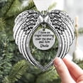 thumbnail image 1 of Dalrosia Christmas Memorial Hanging Ornaments Angel Wings, Memory Gifts Pendant I Have a Angel Watching Over Me Xmas Tree Hanging Sympathy Gift for Loss of Loved One in Heaven, 1 of 1