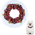 thumbnail image 1 of Dalrosia Dog Christmas Collar with Bells Ornaments Holiday Outfit Costume Clothes for Small Medium Large Dogs Pets, 1 of 6