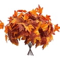 thumbnail image 1 of Dalrosia Fall Maple Leaves Stems Artificial Fall Foliage Branches Fake Autumn Leaf for Decorations, 1 of 7