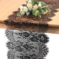 thumbnail image 1 of Dalrosia Lace Table Runner 13x120inch Table Runner for Wedding Table Overlay Floral Lace Table Runner Black Lace Classy for Rustic Boho Bridal Decorations Christmas Table Runner Vintage, 1 of 6
