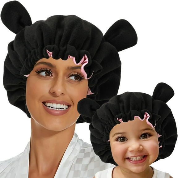 Dalrosia Mommy and Me Silk Satin Sleep Bonnet Hair Wrap