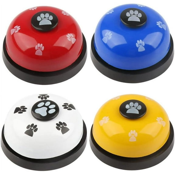 Dalrosia Pet Training Bells, 4 Pack Dogs Bell for Door Potty Training and to Ring to Go Outside Communication Device Dog AgilityTraining Equipment Interactive Toys