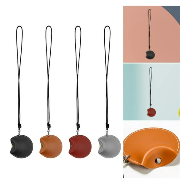 Dalrosia Portable Headphone Leather Case/Earbuds Pouch/Earphone and Cable Organizer Tech Storage Handmade