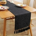 thumbnail image 1 of Dalrosia Rustic Farmhouse Style Table Runner, Boho Thick Burlap Linen Washable Table Runners 72 Inches Long for Dining Room Decorations, Dresser, Bedroom Decor and Holiday Party Centerpiece, 1 of 6