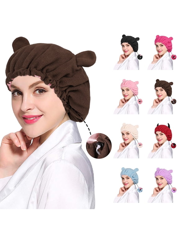 Dalrosia Satin Bonnet for Sleeping, Silk Bonnet Hair Wrap Bonnet for Sleeping Women Double Layer Adjustable Night Cap Gifts