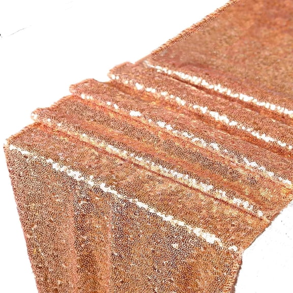 Dalrosia Sequin Table Runner Sparkly Metallic Sequin Runner for Wedding Party Dinner Reception, Event Bridalwedding Runner, Birthday Party, Dinner Party, Shower
