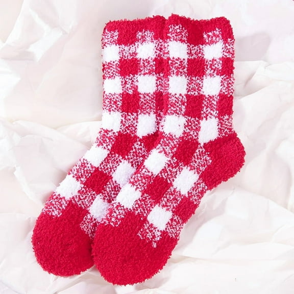 Dalrosia Women's Fuzzy Socks for Women Slipper Socks-Cozy Fluffy Non-Slip Warm,for Halloween, Home, Hospital, Yoga