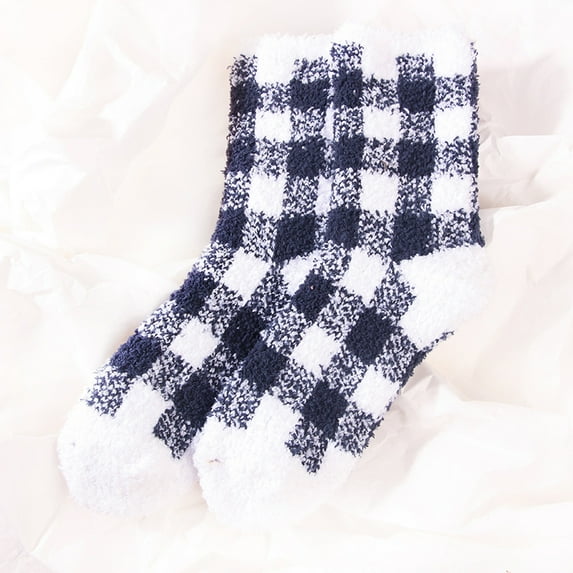 Dalrosia Women's Fuzzy Socks for Women Slipper Socks-Cozy Fluffy Non-Slip Warm,for Halloween, Home, Hospital, Yoga