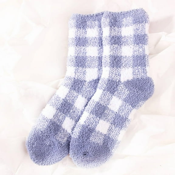 Dalrosia Women's Fuzzy Socks for Women Slipper Socks-Cozy Fluffy Non-Slip Warm,for Halloween, Home, Hospital, Yoga