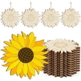 thumbnail image 1 of Dalrosia Wooden Sunflower Ornaments to Paint Home Decoration Cutouts Unfinished, DIY Blank Bunny Unfinished Wood Discs Ornament for Home Crafts Hanging Summer Decoration, 1 of 2