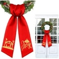 thumbnail image 1 of Dalrosia Wreath Sash for Front Door Wreath Satin Sash Blank Sashes Embroidery Monogram Yard Doorway Indoor Outdoor Wall Ribbon Bow Home Decor, 1 of 5