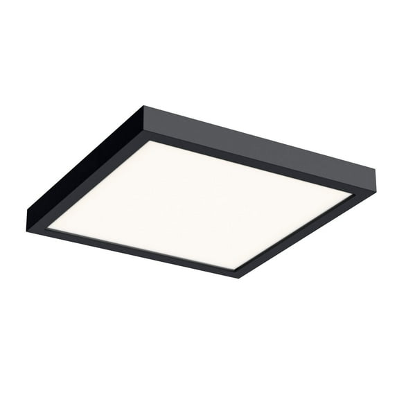 Dals Lighting Cfledsq10-Cc 10" Wide Led Flush Mount Square Ceiling Fixture - Black
