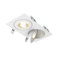 thumbnail image 1 of Dals Lighting Fgm4-Cc-Duo Pivot Duo 4" Integrated Led Adjustable Canless Recessed Light -, 1 of 4