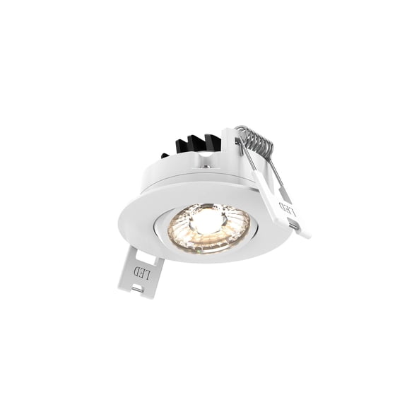 Open Box Dals Lighting Gmb2-Cc Scope 2" Integrated Led Adjustable Canless Recessed Light - White