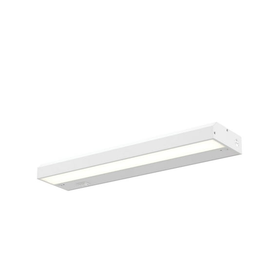 Dals Lighting Hlf18-3K Fixed Hardware Linear 18" Wide Led Under Cabinet Light Bar - White