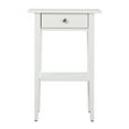 thumbnail image 1 of Dalton 1-Drawer White Nightstand (28"H x 14"W x 18"D), 1 of 6