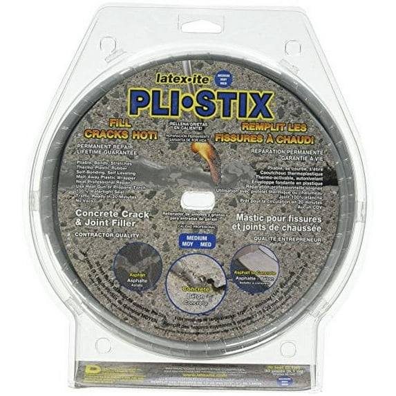 DALTON ENTERPRISES 35100 Pli-Stix Driveway Crack & Joint Filler, Gray, 8 Piece