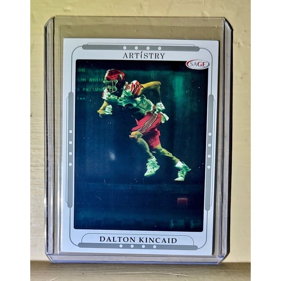 Dalton Kincaid 2023 SAGE NFL Artistry Football #39 Card