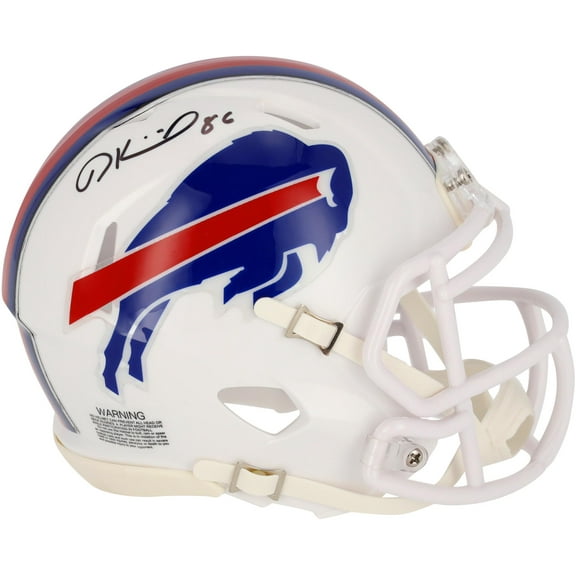 Dalton Kincaid Buffalo Bills Autographed Riddell Speed Mini Helmet - Fanatics Authentic Certified