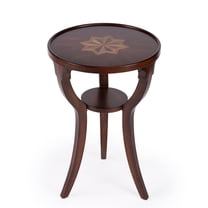 Butler Specialty Company End Table Coffee Accent Table Round in Wood - Brown