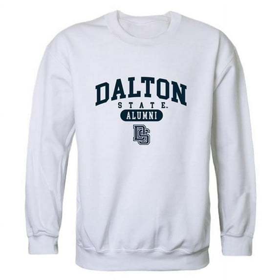 Dalton State College Roadrunners Alumni Fleece Sweatshirt, White - Large