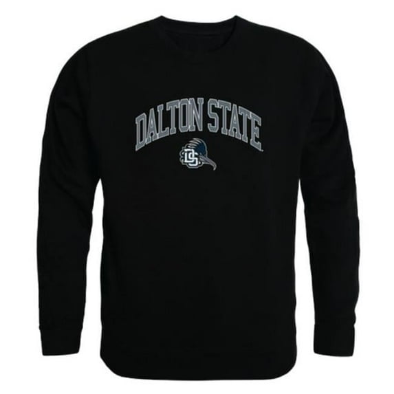Dalton State College Roadrunners Campus Crewneck Sweatshirt, Black - Medium