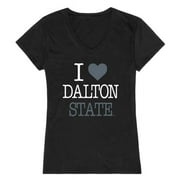 Dalton State College Roadrunners I Love Women T-Shirt, Black - Small