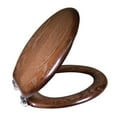 thumbnail image 1 of Design House Dalton Wooden Soft Close Toilet Seat, 1 of 14