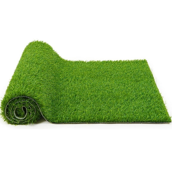 Daluvenix Artificial Grass Outdoor Runner Rug 4x6ft Waterproof Astro Turf Patio & Lawn Decoration
