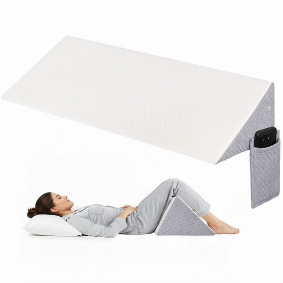 Daluvenix Bed Wedge Pillow for Headboard Mattress Gap Filler(0-7") Bed Wedge for Gap Between Your Headboard and Mattress Full Size 54''x10''x6''