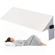 Daluvenix Bed Wedge Pillow for Headboard Mattress Gap Filler(0-7") Bed Wedge for Gap Between Your Headboard and Mattress Queen Size 60''x10''x6''