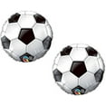 thumbnail image 1 of DalvayDelights Soccer Sports Ball World Cup Game (2) 18" Birthday Party Decor Mylar Balloons, 1 of 1