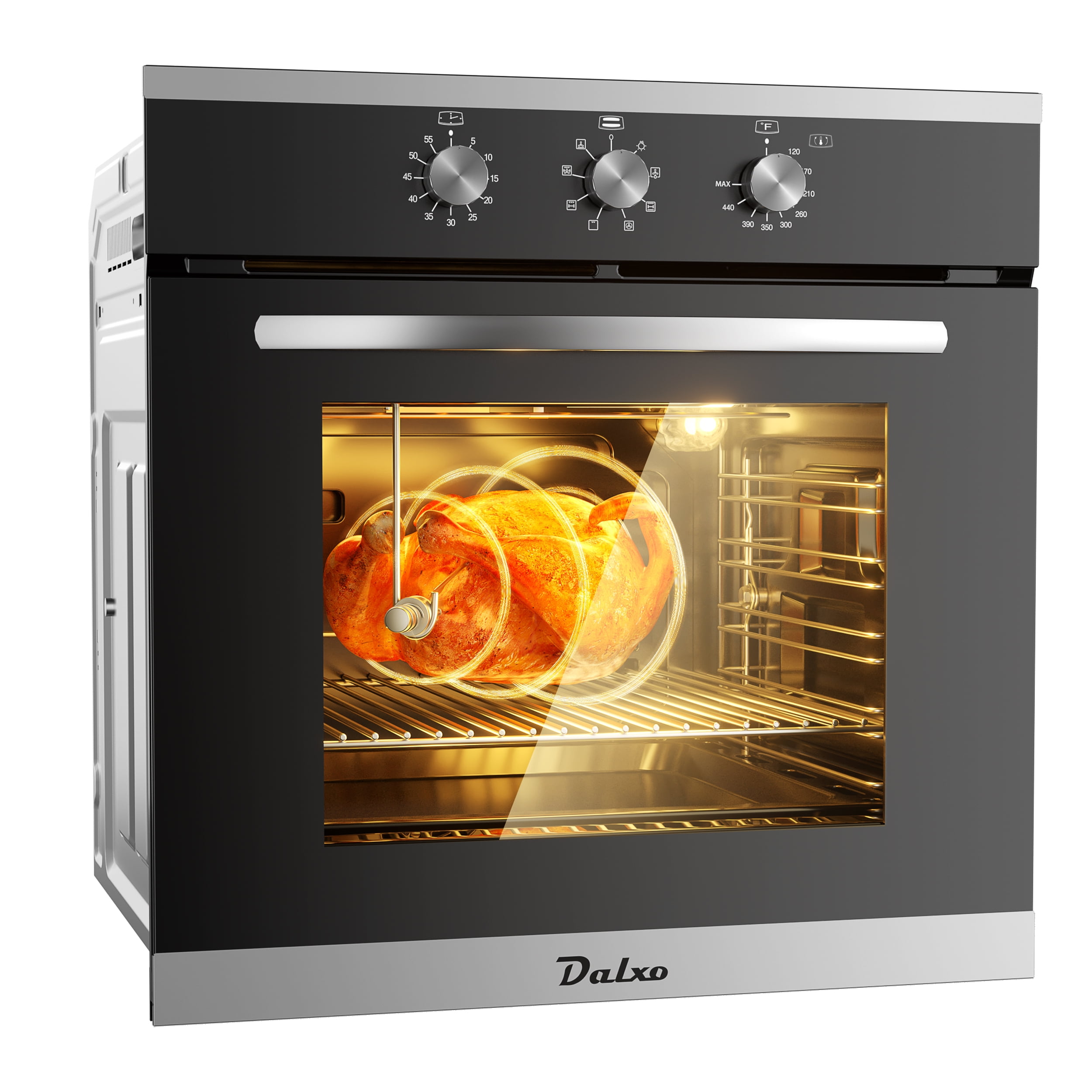 ZLINE 30 Autograph Edition Double Wall Oven with Self Clean and True Convection in DuraSnow Stainless Steel - AWDSZ-30, Gold