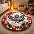 thumbnail image 1 of Dalxymotic Christmas Area Rug, 24 Inch 3D Illusion Holiday Doormat, Christmas Decorations Indoor Outdoor, Soft NonSlip Decorative Floor Mat for Living Room, Bedroom, Tree Base, 1 of 6