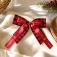 thumbnail image 1 of Dalxymotic Christmas Bow Ornament, Holiday Ribbon Decor Accent, Festive Party Styling Piece, Easy Hanging Home Decor, Christmas Bow Decoration for Tree, Wreath, Door, Mantel, 1 of 5