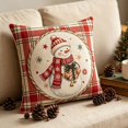 thumbnail image 1 of Dalxymotic Christmas Cushion Cover, Xmas Soft Throw Pillow Case, Christmas Decorations Indoor Outdoor, Winter Decor Indoor, Holiday Home Decoration for Sofa, Bed, Couch, Chair, 1 of 6