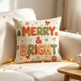 thumbnail image 1 of Dalxymotic Christmas Cushion Cover, Xmas Soft Throw Pillow Case, Christmas Decorations Indoor Outdoor, Winter Decor Indoor, Holiday Home Decoration for Sofa, Bed, Couch, Chair, 1 of 6