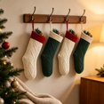 thumbnail image 1 of Dalxymotic Christmas Stocking, Cable Knit Xmas Stocking With Thick Cuff, Classic Large Hanging Christmas Sock, Christmas Decorations Indoor Outdoor for Tree, Fireplace, Mantel, Wall, 1 of 6